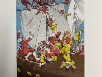 Boys and Pirates Fighting
